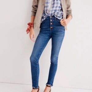 Madewell high rise skinny jeans